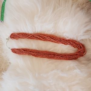 30 " multistrand beaded necklace.